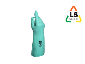 Guantes mapa de nitrilo
