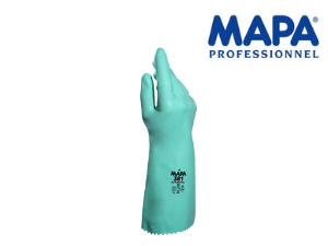 Guantes mapa de nitrilo