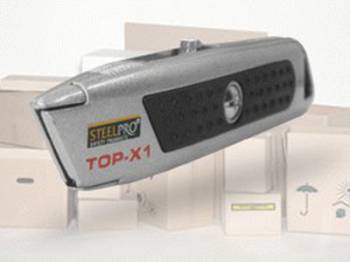 Cutter de Seguridad Retractil Cuerpo Metalico SteelPro Top-X1